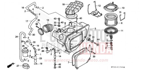AIR CLEANER NX650P de 1993